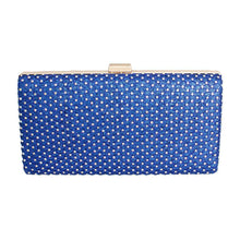 Load image into Gallery viewer, Clutch Hard Case Royal Blue Bag for Women