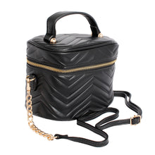 Load image into Gallery viewer, Purse Black Vanity Case Crossbody for Women