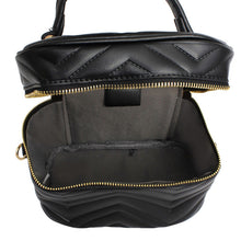 Load image into Gallery viewer, Purse Black Vanity Case Crossbody for Women