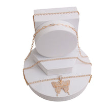 Load image into Gallery viewer, Gold 4 Pcs Butterfly Choker Set