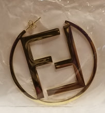 Load image into Gallery viewer, FF GOLD HOOPS
