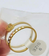 Load image into Gallery viewer, Size 9 Gold CC double set
