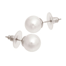 Load image into Gallery viewer, 10mm White Pearl Stud
