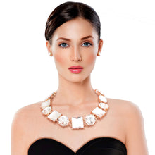 Load image into Gallery viewer, Gold Various Crystal Collar Set
