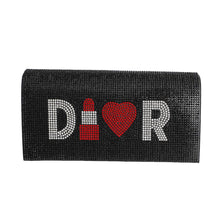 Load image into Gallery viewer, Designer Lipstick Heart Flap Clutch
