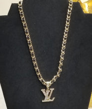 Load image into Gallery viewer, Designer Inspired Gold Link Necklaces
