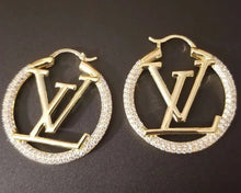 Load image into Gallery viewer, LV Bling Earrings
