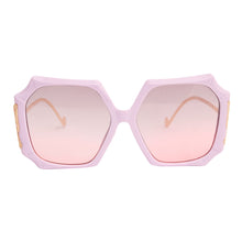 Load image into Gallery viewer, Purple Retro Square Butterfly Sunglasses
