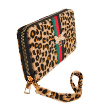 Load image into Gallery viewer, Leopard Fur Designer Wallet
