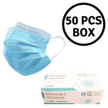 Load image into Gallery viewer, 50 Pcs Triple Filtration Face Masks
