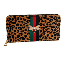 Load image into Gallery viewer, Leopard Fur Designer Wallet
