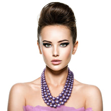 Load image into Gallery viewer, Multi Strand Pearl Necklace Set
