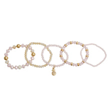 Load image into Gallery viewer, Light Pink Pineapple Charm Bracelets
