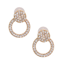 Load image into Gallery viewer, Gold Stud Ring Earrings
