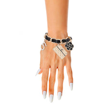 Load image into Gallery viewer, Designer CC Charms Gold Black Bracelets
