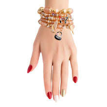 Load image into Gallery viewer, Brown Bead Fashion Charm Bracelets
