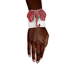Load image into Gallery viewer, Red Elephant Head Cuff
