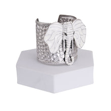 Load image into Gallery viewer, White Elephant Head Cuff
