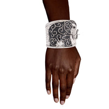 Load image into Gallery viewer, Full Black Elephant Cuff
