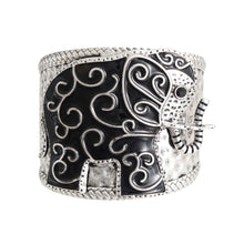 Load image into Gallery viewer, Full Black Elephant Cuff
