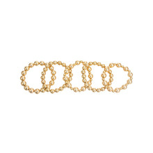 Load image into Gallery viewer, Metallic Gold Bracelets 5 Pcs
