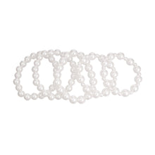 Load image into Gallery viewer, White Pearl Bracelets 5 Pcs
