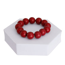 Load image into Gallery viewer, Burgundy Bubble Gum Pearl Bracelet
