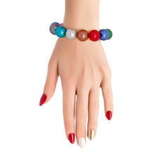 Load image into Gallery viewer, Multi Color Bubble Gum Pearl Bracelet
