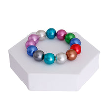 Load image into Gallery viewer, Multi Color Bubble Gum Pearl Bracelet
