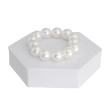 Load image into Gallery viewer, White Bubble Gum Pearl Bracelet
