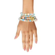Load image into Gallery viewer, Multi Stone Glass Love Bracelets
