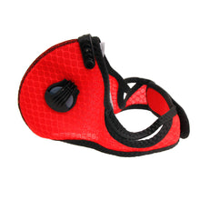 Load image into Gallery viewer, Red Exhalation Valve Sport Mask
