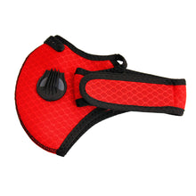 Load image into Gallery viewer, Red Exhalation Valve Sport Mask
