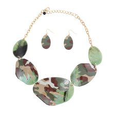 Load image into Gallery viewer, Camo Dipped Necklace Set
