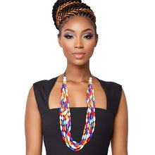 Load image into Gallery viewer, Long Multi Color Toggle Necklace
