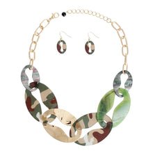 Load image into Gallery viewer, Camouflage Link Necklace
