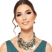 Load image into Gallery viewer, Camouflage Disc Necklace
