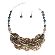 Load image into Gallery viewer, Camouflage Disc Necklace
