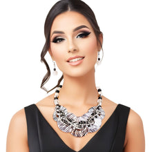 Load image into Gallery viewer, Zebra Disc Necklace
