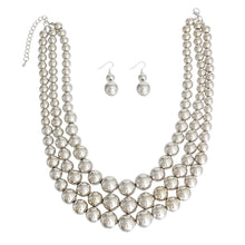 Load image into Gallery viewer, Silver Pearl 3 Layer Set
