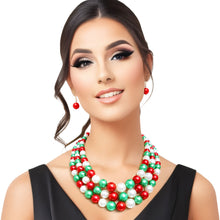 Load image into Gallery viewer, Xmas Pearls 3 Layer Set
