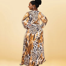 Load image into Gallery viewer, 1XL Criss Cross Animal Dress
