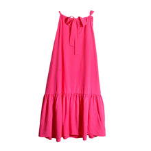 Load image into Gallery viewer, 1XL Pink VL Halter Dress

