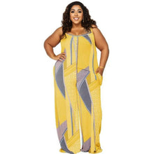 Load image into Gallery viewer, 2XL Yellow Geometric Jumper
