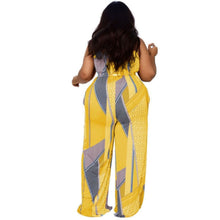 Load image into Gallery viewer, 2XL Yellow Geometric Jumper
