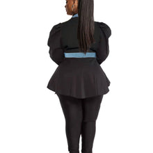 Load image into Gallery viewer, 1XL Black Denim Shirt Pant Set
