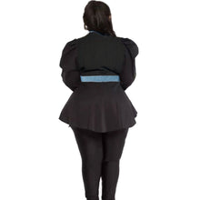 Load image into Gallery viewer, 3XL Black Denim Shirt Pant Set
