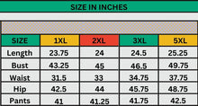 Load image into Gallery viewer, 3XL Black Denim Shirt Pant Set
