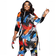 Load image into Gallery viewer, 3XL Painted Black Tunic Set
