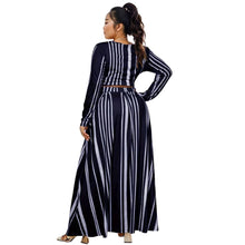 Load image into Gallery viewer, 2XL Navy Stripe Outfit Set
